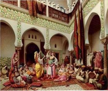 unknow artist Arab or Arabic people and life. Orientalism oil paintings 137